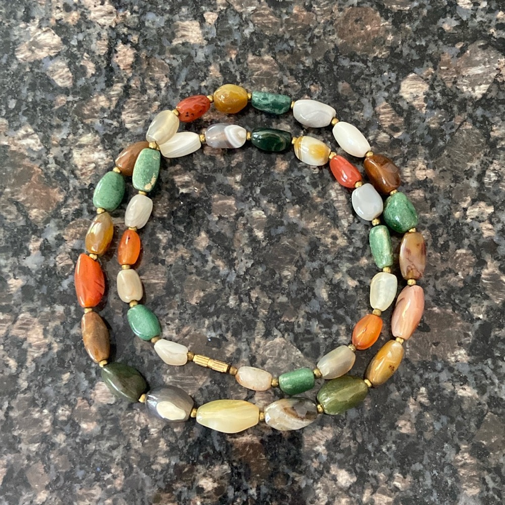Vintage agate necklace